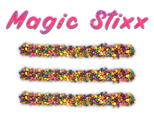 HHC Magic Stixx (Packaged) - 25 Packaged pieces - Best Damn Gummy's - Wholesale